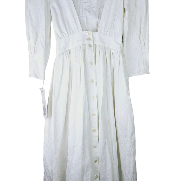 Vintage Eileen West Pioneer Farm House Pockets Maxi Style Dress, USA, NWT, Sz 6 - Picture 8 of 12